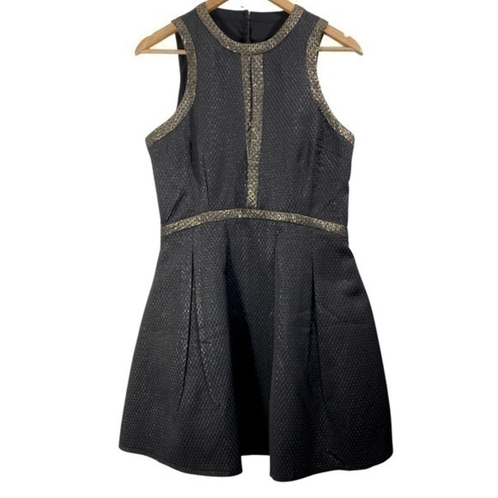 Lumier women’s mini dress Size L Color Black/Gold